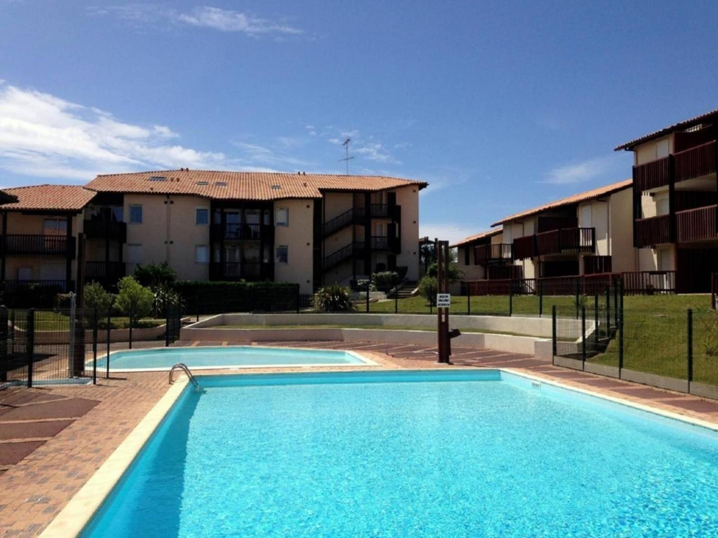 V-Landes 02-Vieux Boucau Appartement 4 Personnes Avec Vue Sur Le Lac Marin Dans Residence Avec Piscine Vieux-Boucau-les-Bains Exterior photo